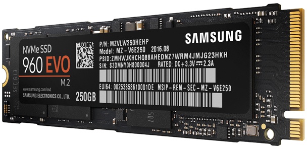 Direct Roest Hoofdkwartier SSD Spektakel™: Samsung 960 EVO 250GB
